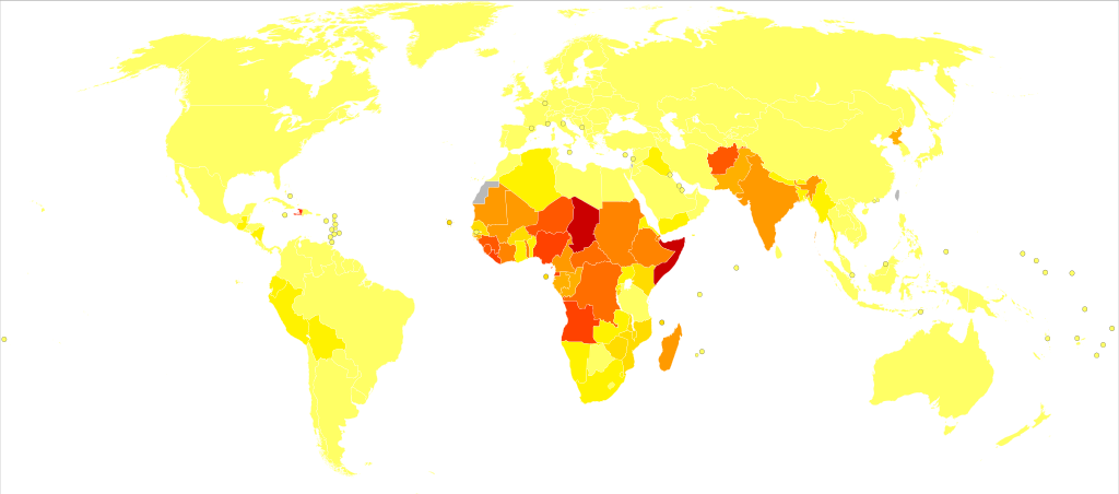 isability-adjusted life year (DALY) for pertussis per 100,000 inhabitants as of 2004